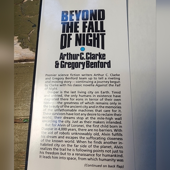 Beyond the Fall of Night by Arthur C Clark and Benford Vintage SciFi Hardcover - Picture 3 of 4